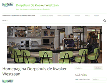 Tablet Screenshot of dorpshuis-westzaan.nl